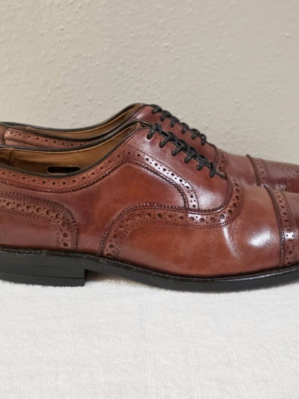 Allen Edmonds 9-D Strand Oxford Mens Dress Shoes - Picture 5 of 12